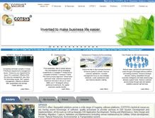 Tablet Screenshot of cotsys.com